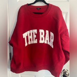 Worn twice and washed. Oversized and too big for me.